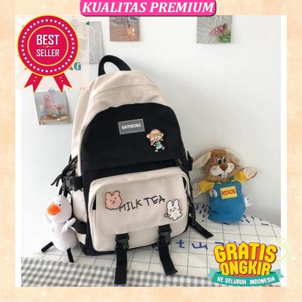 Tas Ransel Alto Girl Polos Anak Perempuan Sd Smp Sma Terbaru Murah Alika Bag - Tas Ransel Backpack F