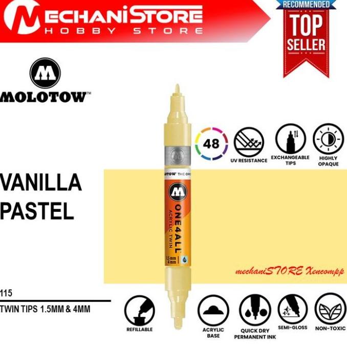 

Molotow One4All Twin Marker Vanilla Pastel 115 Alt Gundam Marker