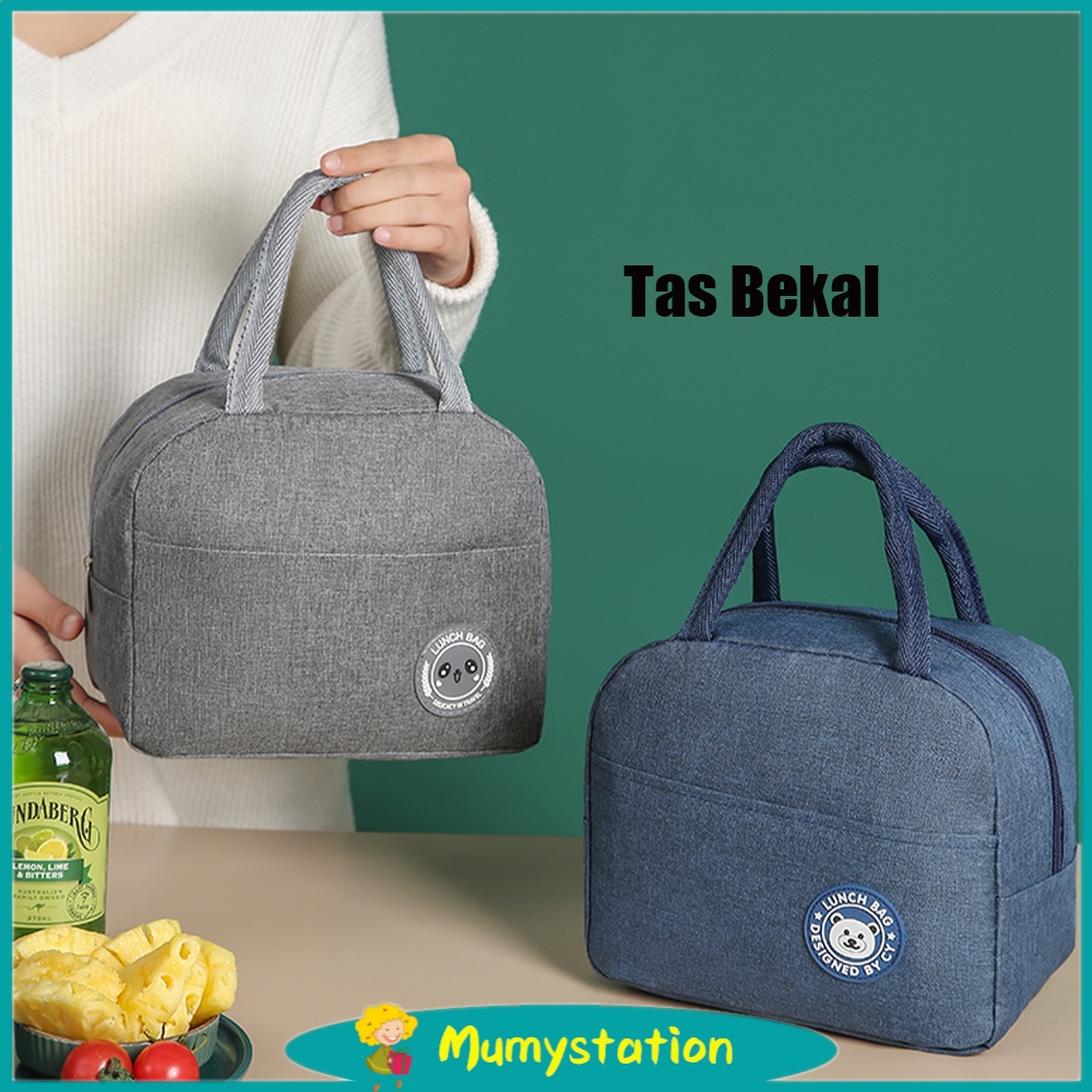 Mumystation tas bekal serbaguna makanan/lunch bag cooler thermal bag/tas lunch box