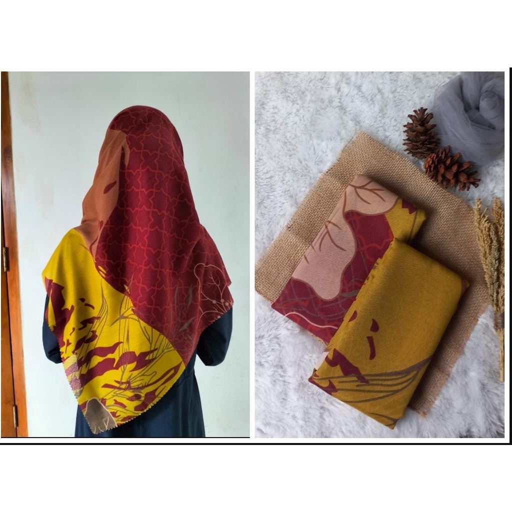 hijab voal motif premium 110x110(COD)