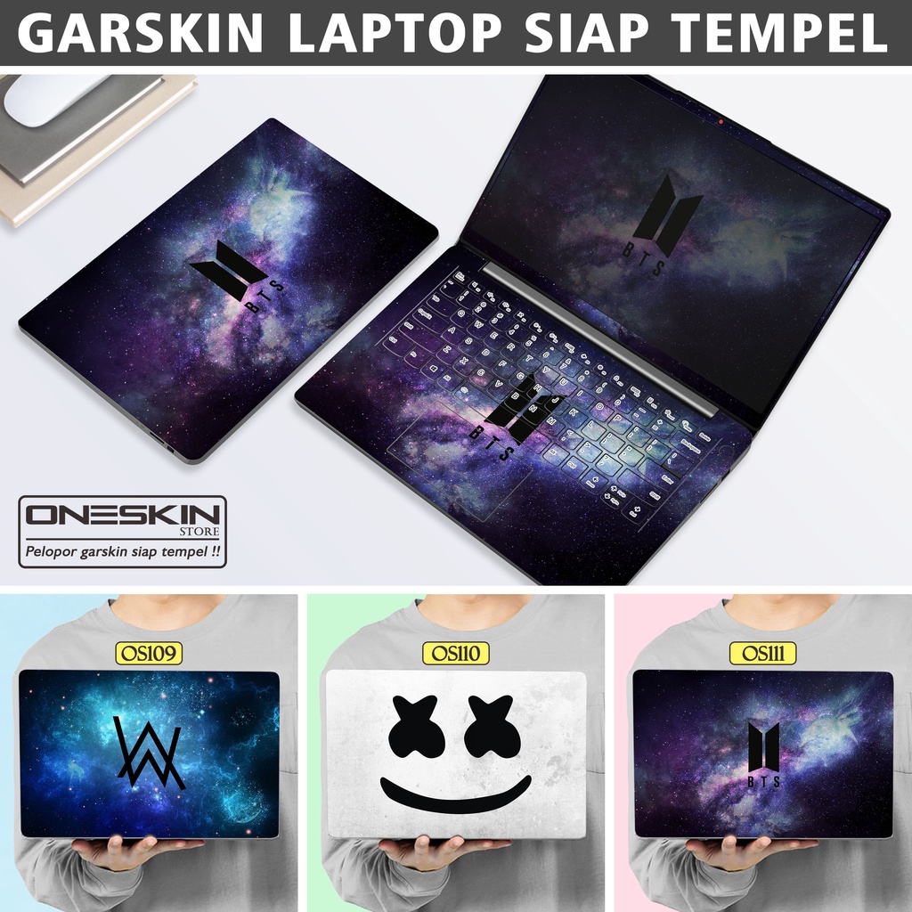 Garskin Sticker Laptop Protector Macbook Full Body Bottom Bezel Palmrest Skin Marshmallow