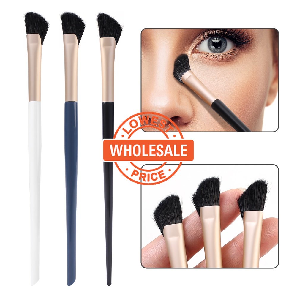 [Grosir] Multi Fungsional Lengkung Sikat Hidung Bayangan Bubuk Wanita Blusher Alat Aplikasi Serat Rambut Lembut Cerah Wajah Highlight Brush