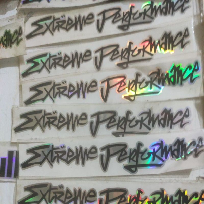 stiker cutting extreme performance