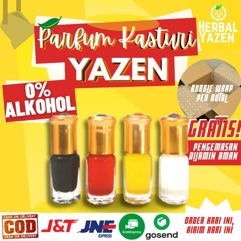 Parfum Kasturi Asli Original Minyak Wangi Parfum Kasturi Putih Kasturi Kijang Kasturi Hitam Kobra Ka