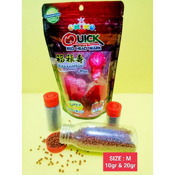 OKIKO QUICK RED HEAD MARK LOUHAN REPACK 10/20/50gr MURAH