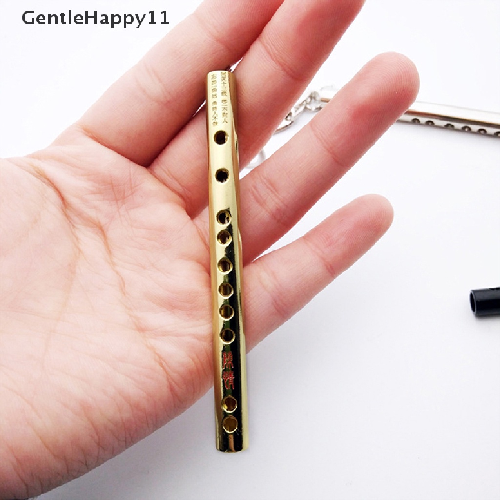 Gentlehappy Mini Alat Musik Saku Gantungan Kunci Suling Keyring Pendant Prop Aksesoris id