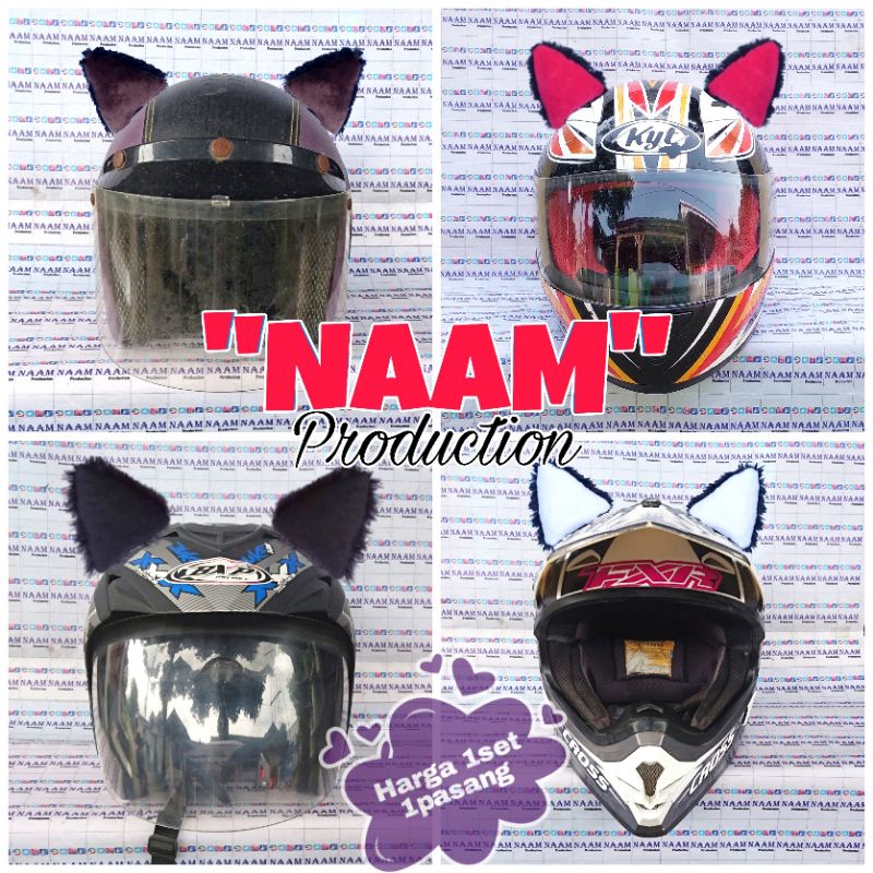 Kuping Helm, Kuping Kucing Helm, Kuping Helm Bogo, Kuping Helm Halfface, Kuping Helm Fullface