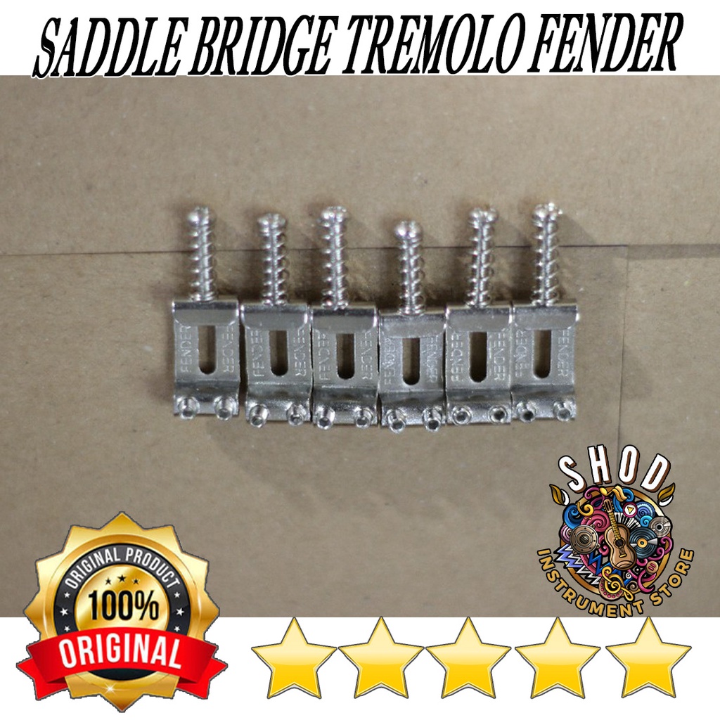 Saddle bridge tremolo fender mexico squier style premium quality