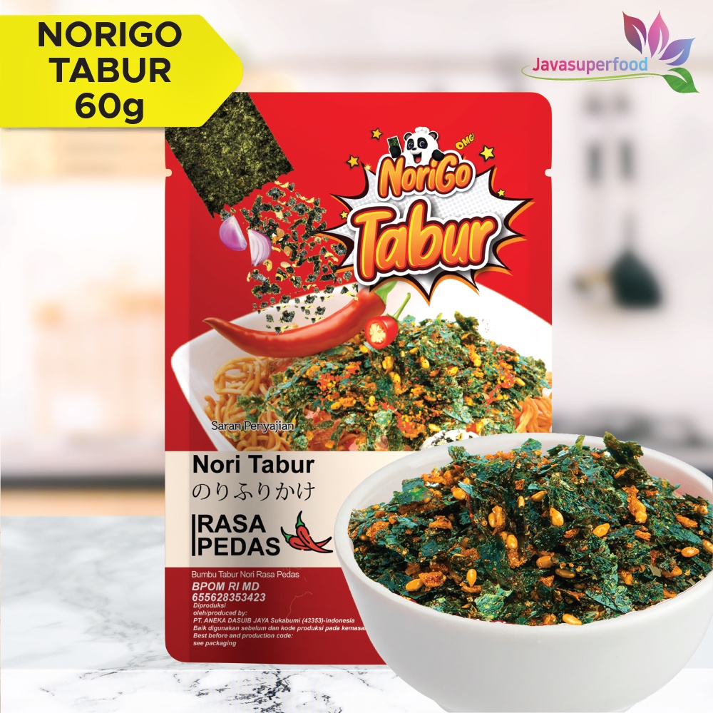 Nori Tabur Rumput Laut Panggang - Rasa Pedas- 60g