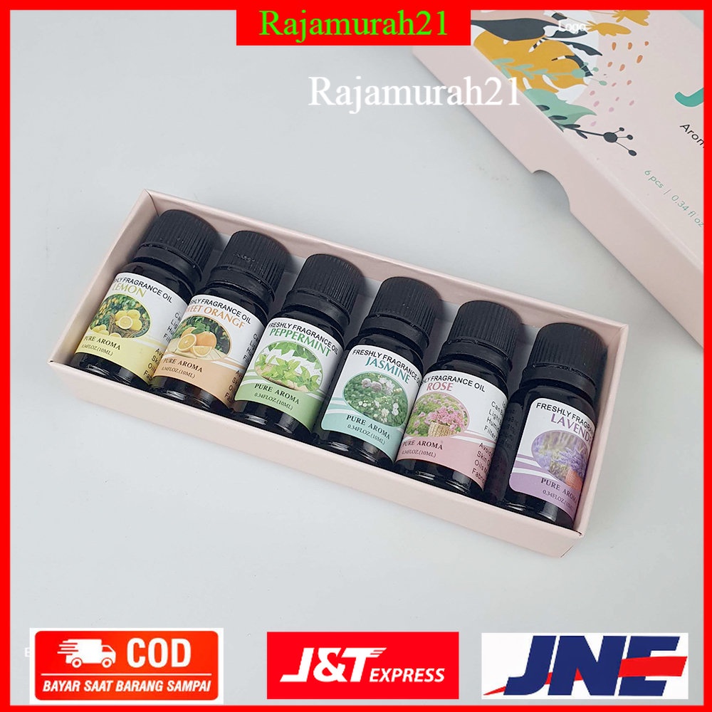 Taffware HUMI Pure Aroma Essential Oil Minyak Aromatherapy 6in1 10ml - OMRSL7XX
