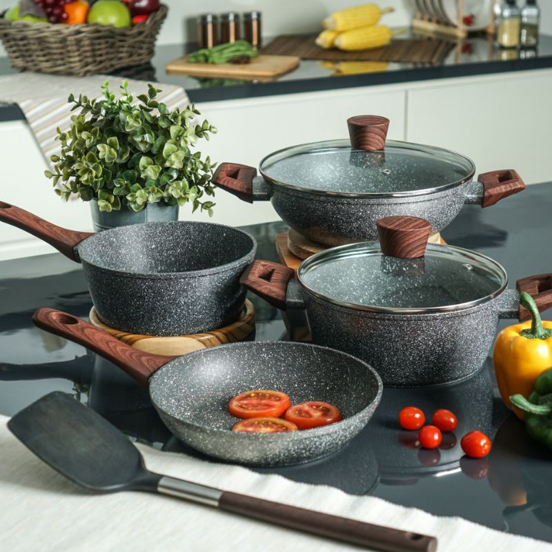 Cyprus Marble Cookware set of 7 pc