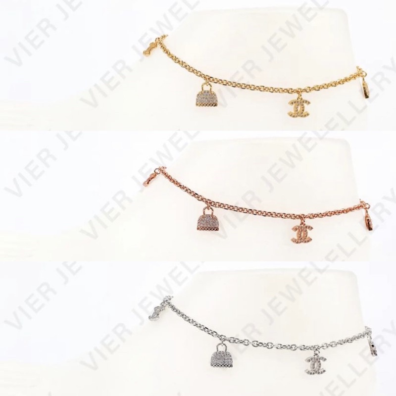 Gelang Kaki Mewah Premium Replika Berlian