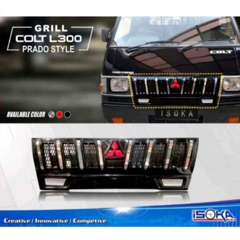 Grill mobil colt l300 2007-2021 model prado plastic abs