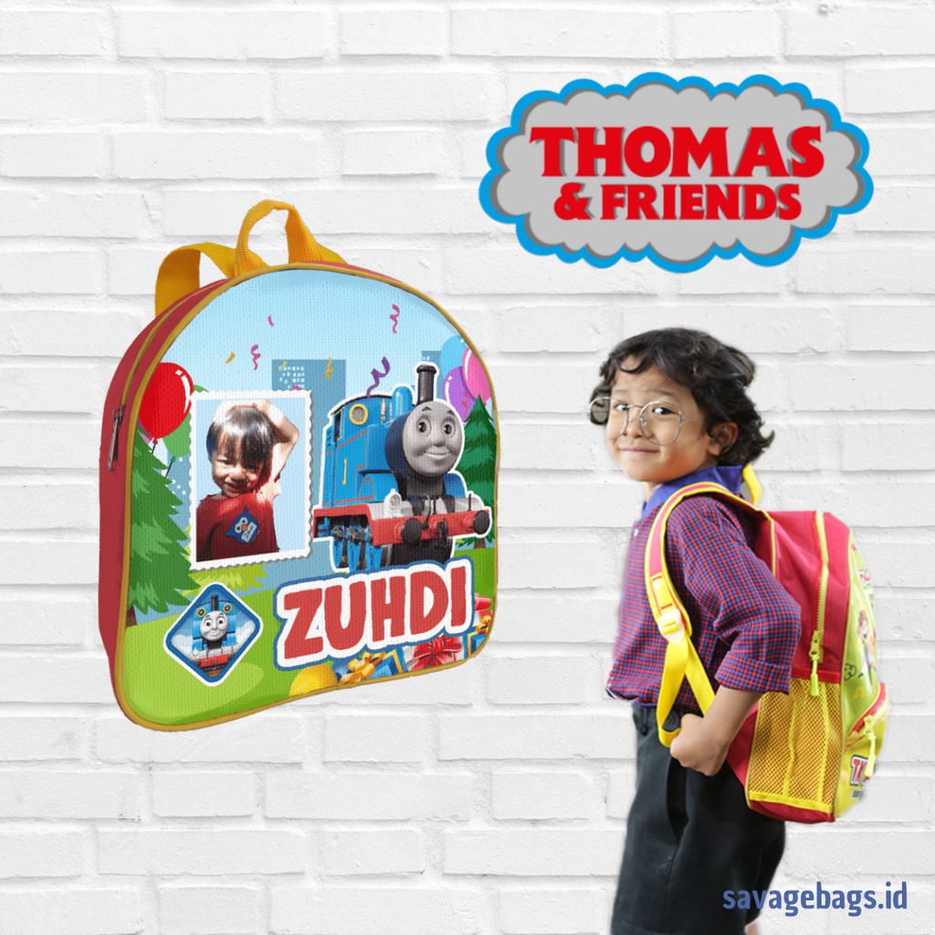 

Tas Custom Anak Foto+Nama - Mini Bags THOMAS AND FRIENDS - 1 HARI JADI