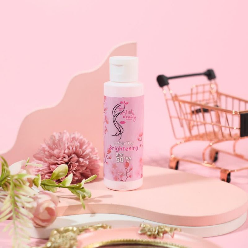 BODY LOTION DAY BRIGHTENING SPF 50 PEMUTIH BADAN - PINK BEAUTY BODYCARE
