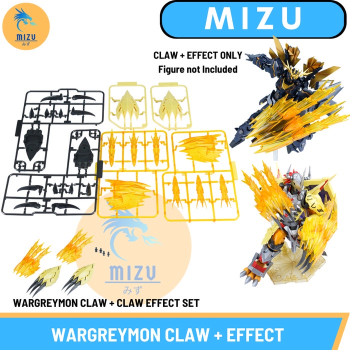 Accessories Wargreymon Claw Effect Figure Rise Standard Amplified FRS  XY Claw Effect