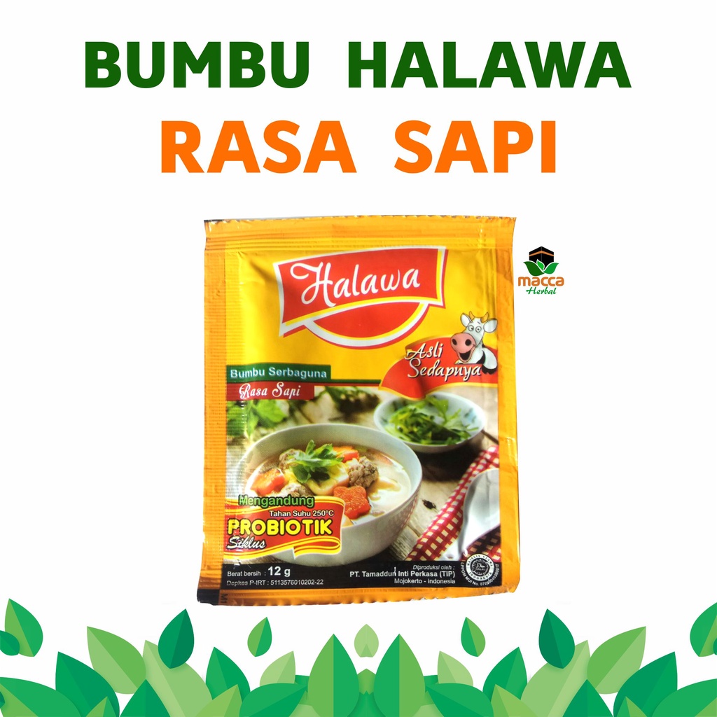 

HALAWA SAPI BUMBU MASAK Organik plus Probiotik