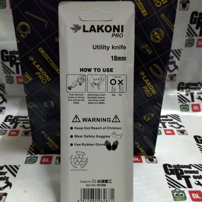 

Pisau Cutter Besar 18Mm #Original