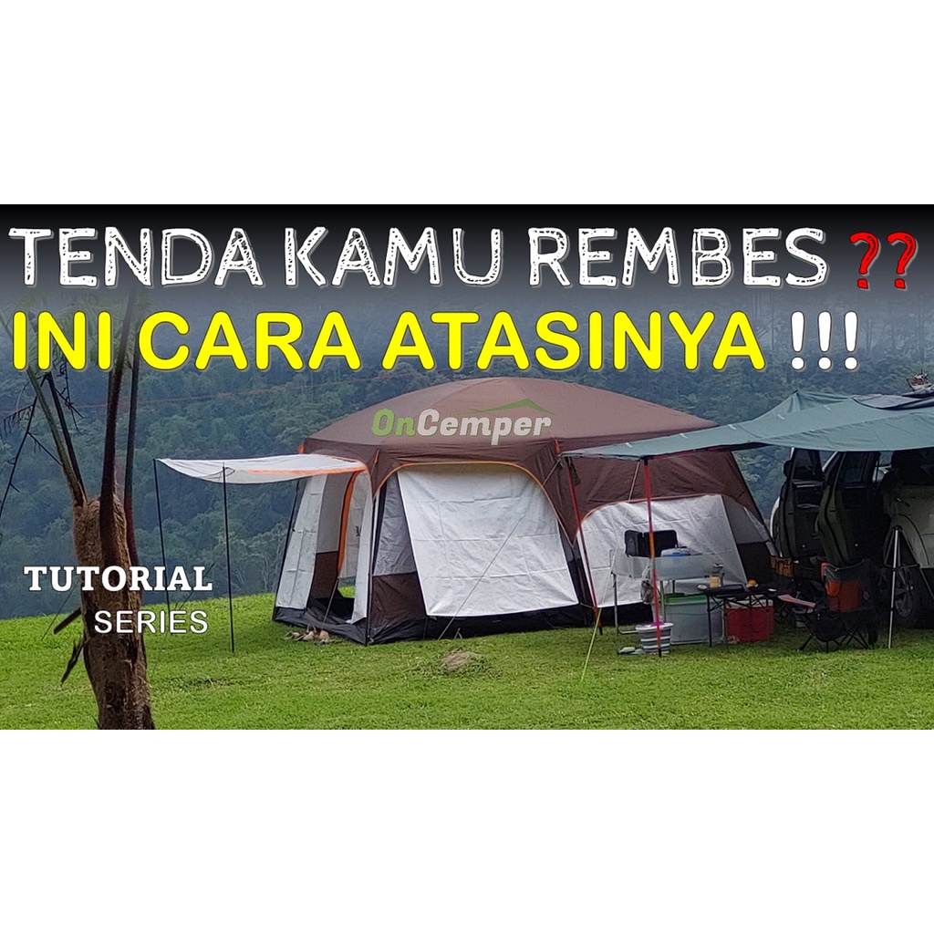 Tarp tambahan dinding Tenda Camel Outdoor/Chanodug FX2028/Alltrek Tent, Mengatasi Rembesan Samping T