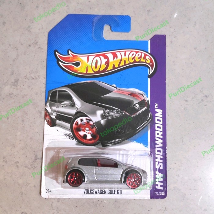 HOT WHEELS HOTWHEELS VOLKSWAGEN GOLF GTI HW SHOWROOM 2013 SILVER LV27