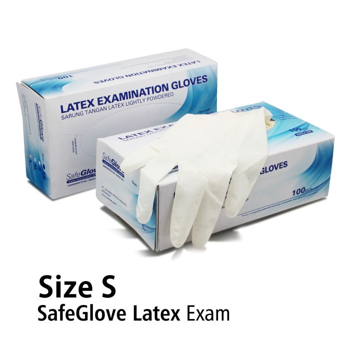 ONEMED SafeGlove Sarung Tangan Onemed Sarung Tangan Medis S - 1 Box isi 100 pcs