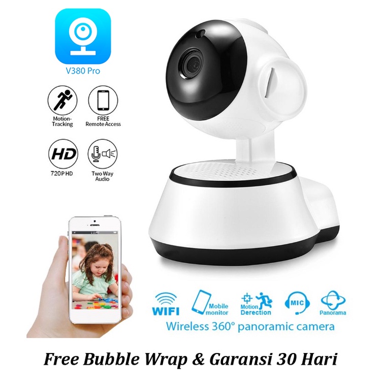 IP Camera WIFI V380 HD 720P Two Way Talk Wireless Cam Webcam IPCam Kamera CCTV Remote Monitoring