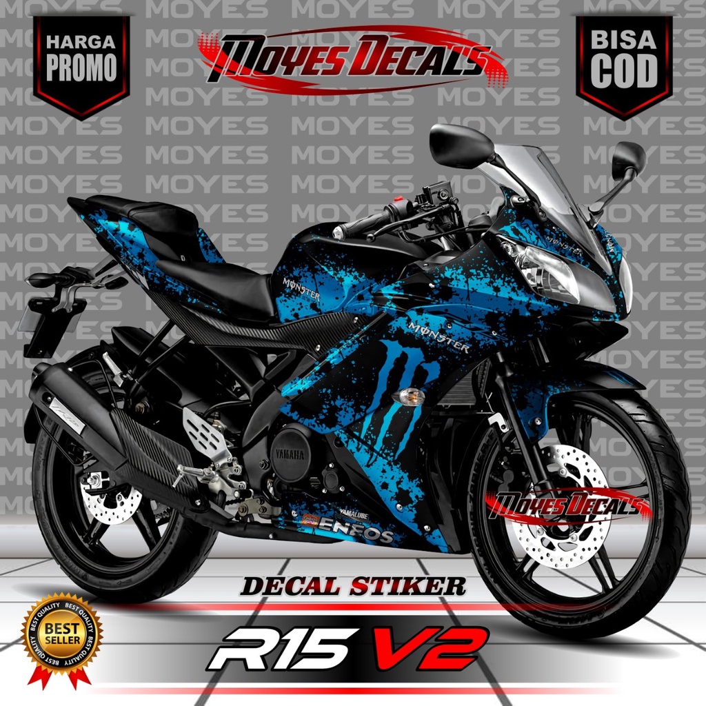 Decal Stiker R15 V2 Full Body Dekal R15 V2 Stiker R15 V2 Full Body Keren Striping R15 V2 Variasi - D