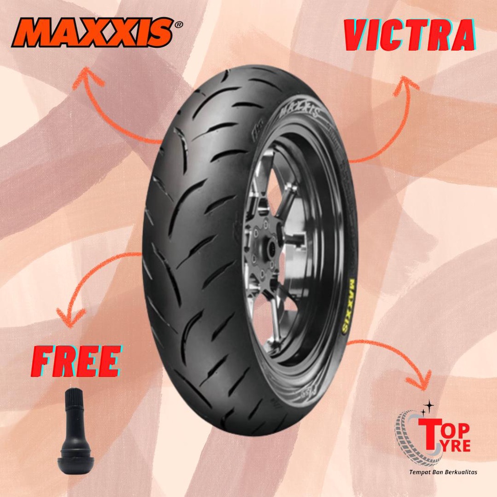 BAN MOTOR MATIC RING 14 // MAXXIS VICTRA 100/80-14 TUBELESS // BAN MOTOR VARIO, BEAT, PCX, LEXI
