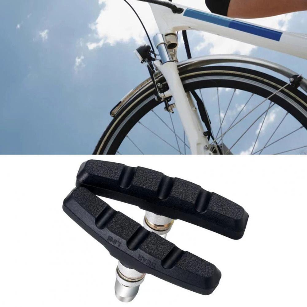 Lanfy Bantalan Rem Sepeda V Tahan Aus Silent 70mm Rubber Brake Pad Pengganti Break Block Blok Rem Sepeda MTB