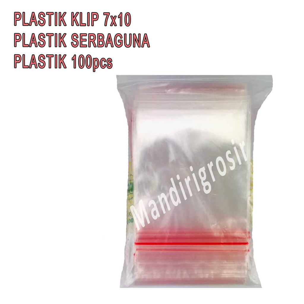 Plastik Klip Serbaguna* Plastik Klip 7X10* Plastik isi 100pcs