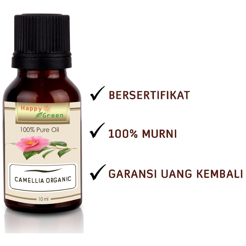 Happy Green Organic Camellia Seed Oil - Minyak Tsubaki Murni