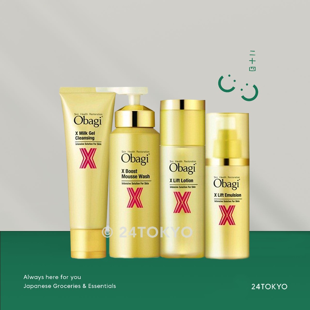 24Tokyo - Obagi X Jepang skincare pengecil pori-pori mencerahkan kulit kusam make up cleanser face w