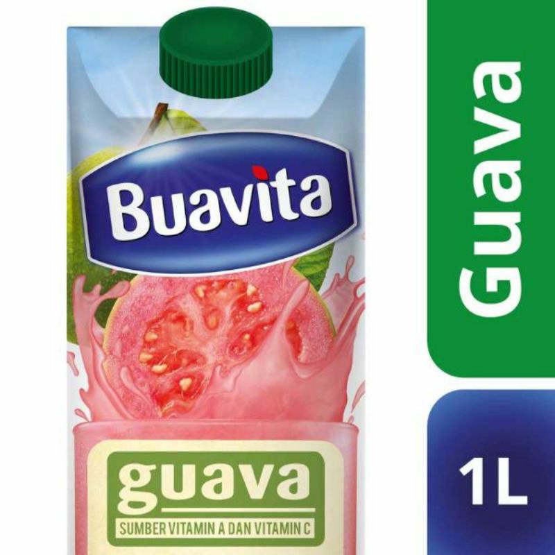 

Buavita Jus Buah Jambu Kemasan Kaya Vitamin C 1000Ml - Guava Juice, Jus Buah Asli