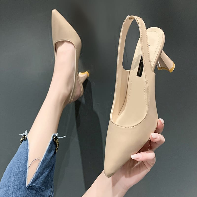 ( AMOUR ) High Heels Wanita Kerja Elegan Premium Import Fashion T-001