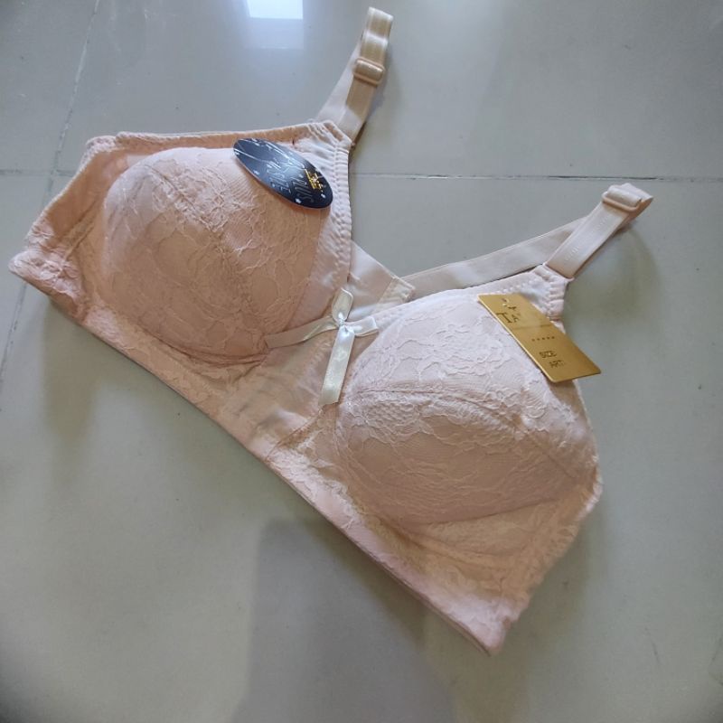 TALLY BRA BH JUMBO CUP BESAR CUP D TANPA KAWAT BUSA TIPIS SiZE 36-46