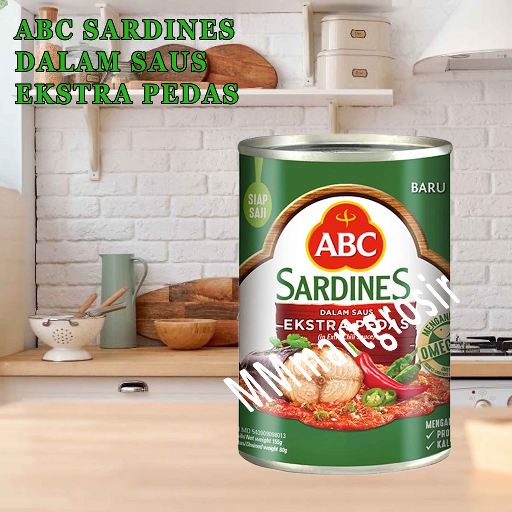 ABC SARDINES DALAM SAUS EKSTRA PEDAS 155g