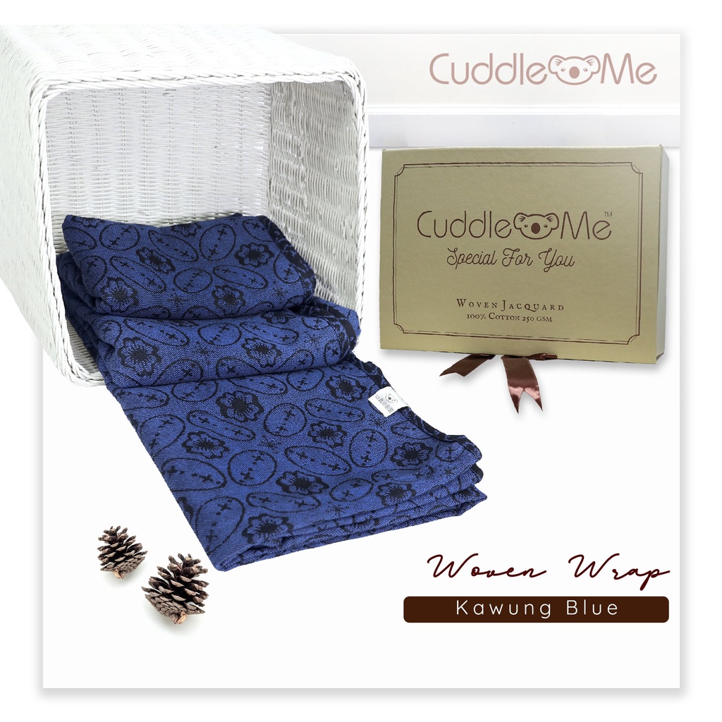 CUDDLEME Woven Wrap Jacquard Baby Wrap Gendongan Bayi Cuddle Me