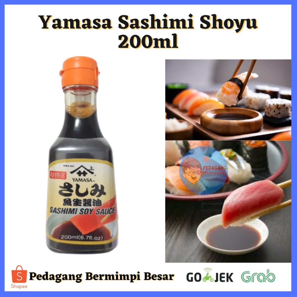 Yamasa Sashimi Shoyu 200ml/ Kecap asin Jepang/ Shoyu Soya