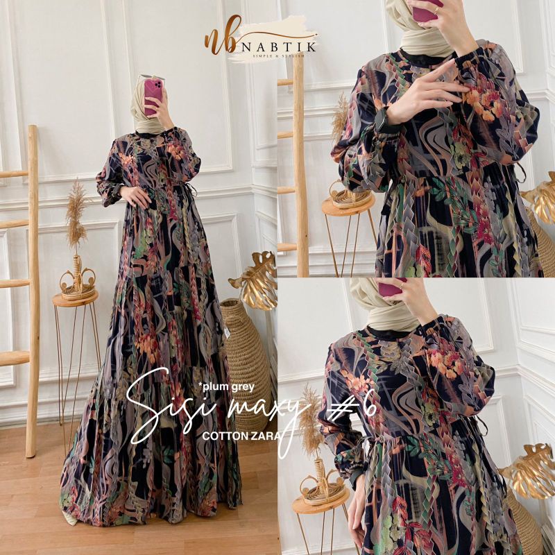SISI #6 GAMIS COTTON ZARA ORIGINAL BY NABTIK