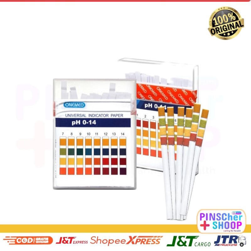 PH Indicator Paper 0 - 14 Universal PH Test Onemed