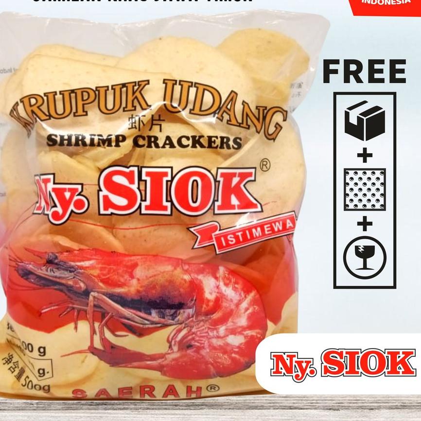 

Discount | KBM|Krupuk Kerupuk Udang Oval Ny Siok (500gr)