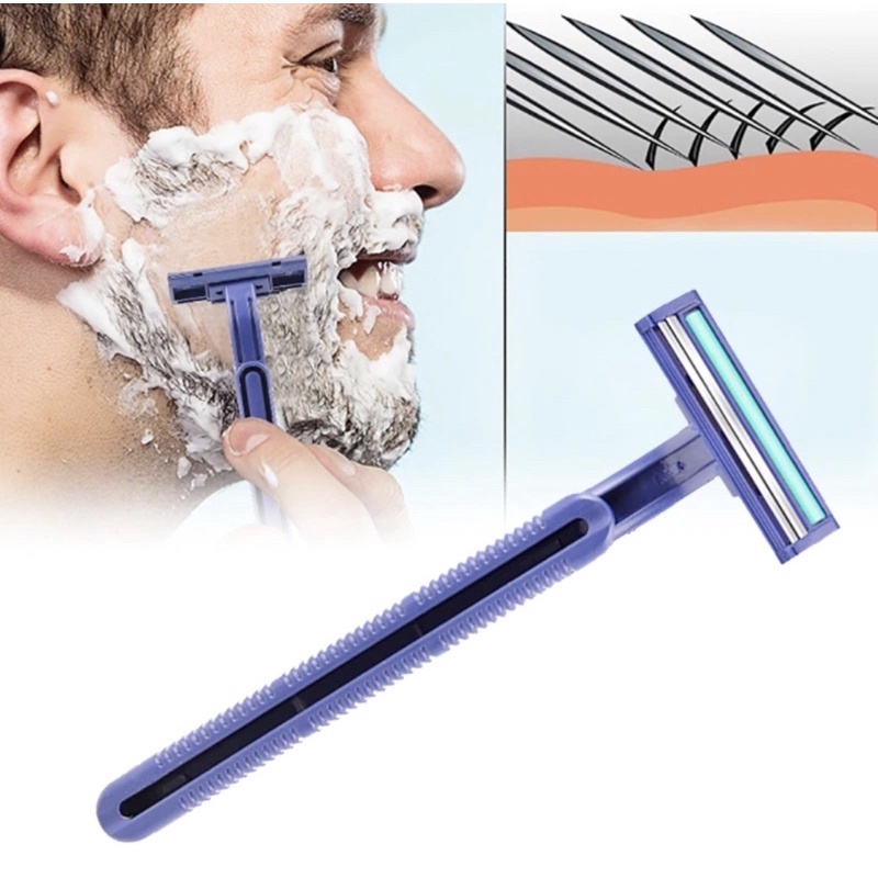 Alat Cukur Kumis & Jenggot Manual Pisau Cukur