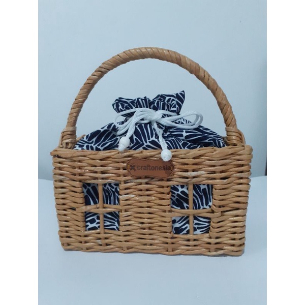TasDwinaCraftonesiaTasAnyamanKertasKoranTasTanganWanitaHandbag
