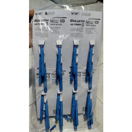 cukur jenggot goliath 3 mata pisau original