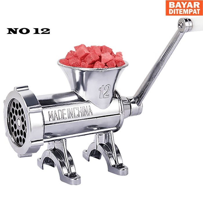 Gilingan Gilingan Daging Kacang No 12 Q2 8708 Meat Mincer Stainless Original