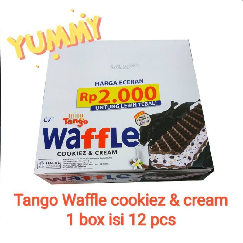 

Waffle Cookies And Cream| Tango Waffle| Tango Waffle Cookies and Cream| Snack OT| Snack Murah