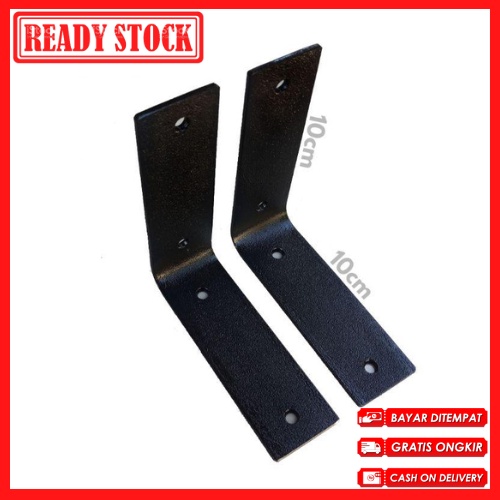 Bisa COD  Plat Siku Tebal - Besi Siku Tebal - Siku Besi Penyangga - Rak Besi Siku - Rak Penyangga Be