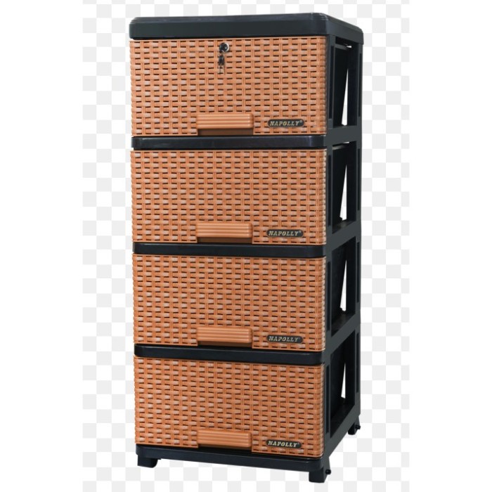 Lemari Lemari Laci Plastik Napolly 4 Susun Contac 400 Jati Khusus Gojek Bogor