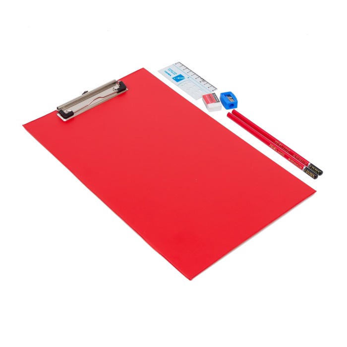 

[Store] Bantex Paket Ujian A084 Folio Red #A084 09