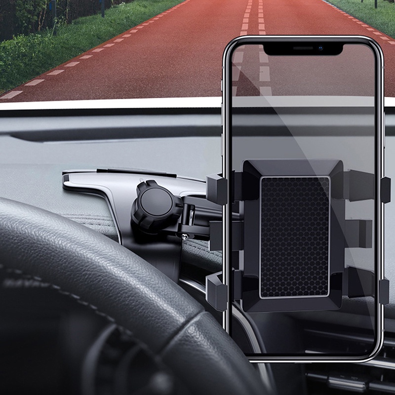 [AIYU] Baju Kaos Distro Pria Wanita Lengan Pendek Stand Penyangga Dudukan Ponsel Mobil Bracket Rotasi 720derajat Dudukan Hp Mobil Universal Dengan